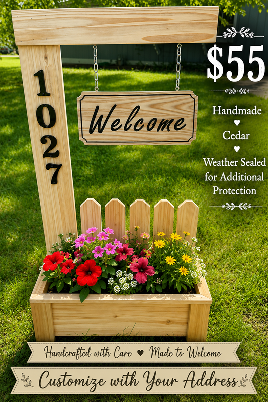 Address Planter Box