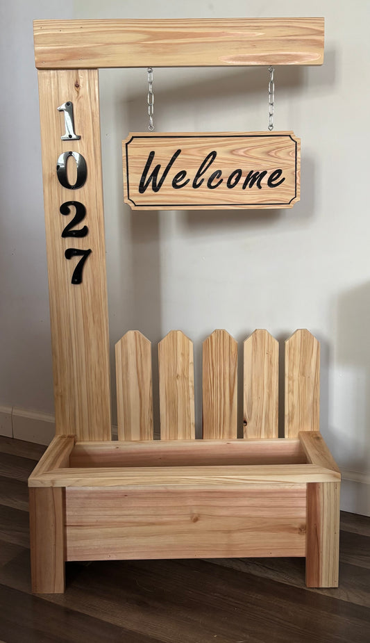 Address Planter Box