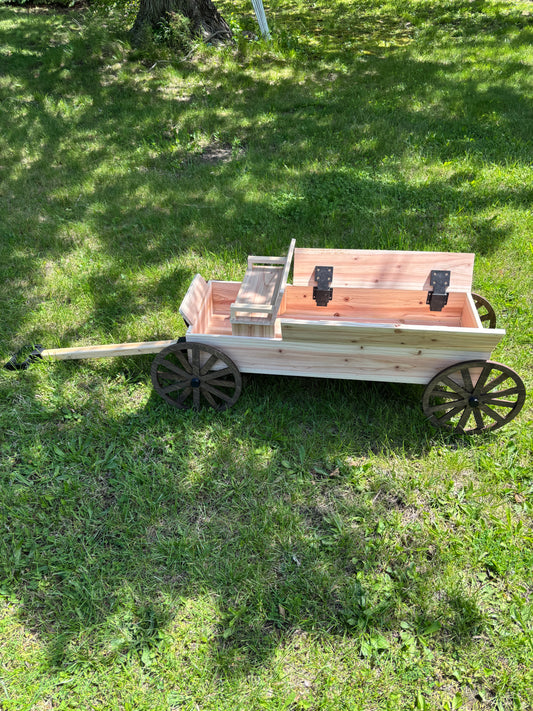 Cedar Wagon Planter