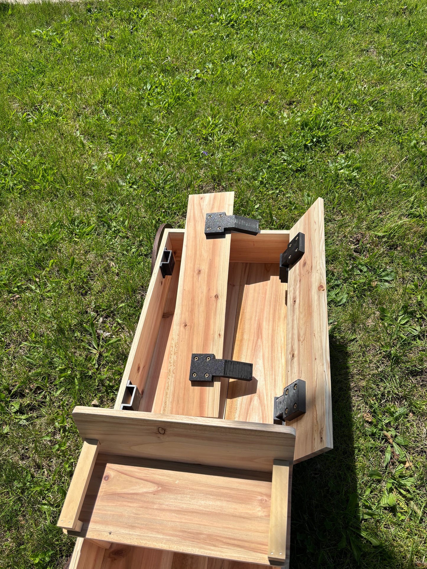 Cedar Wagon Planter