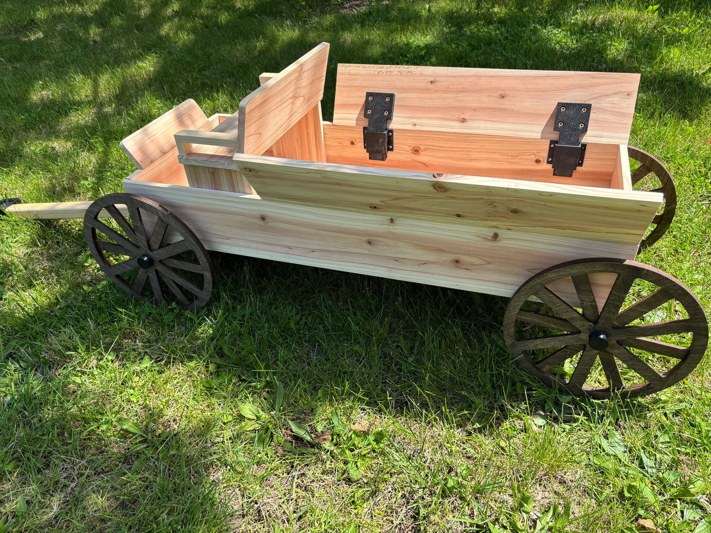 Cedar Wagon Planter
