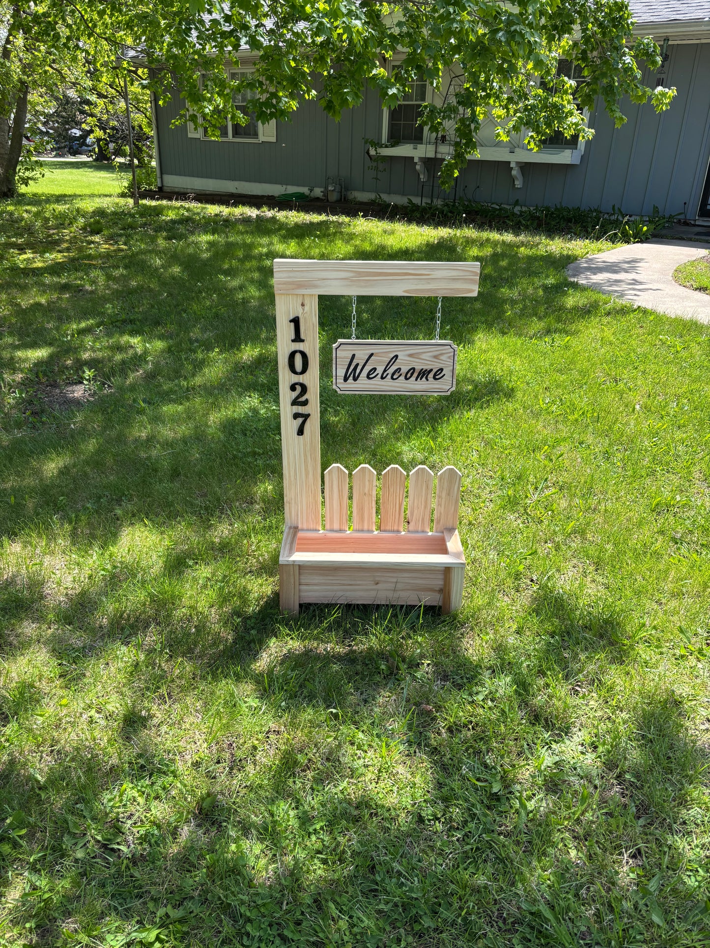 Address Planter Box