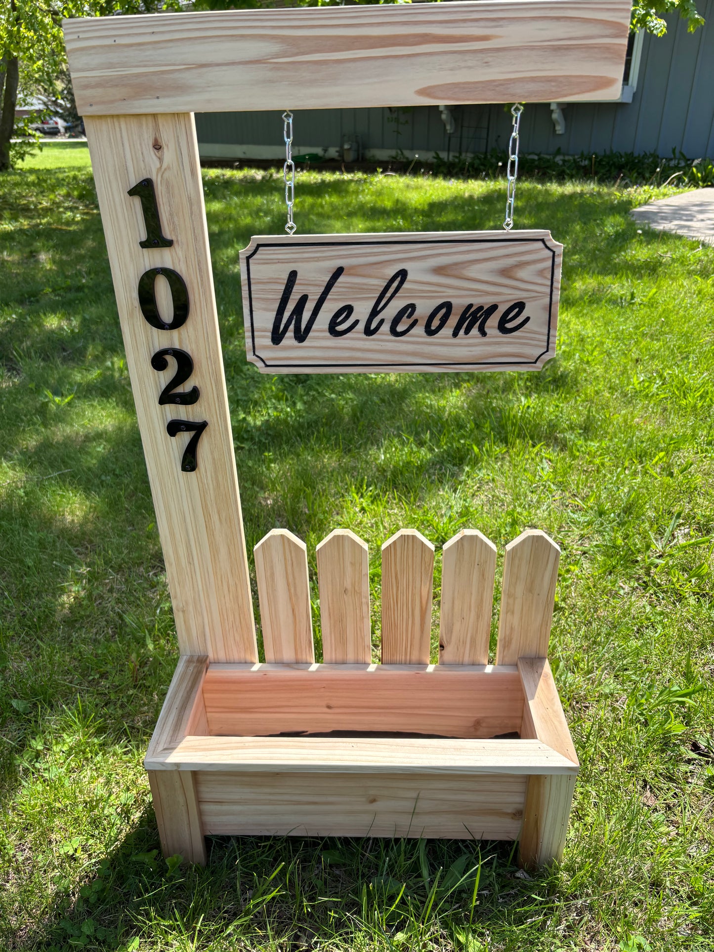 Address Planter Box