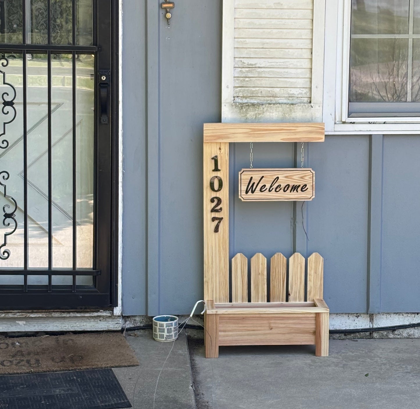 Address Planter Box