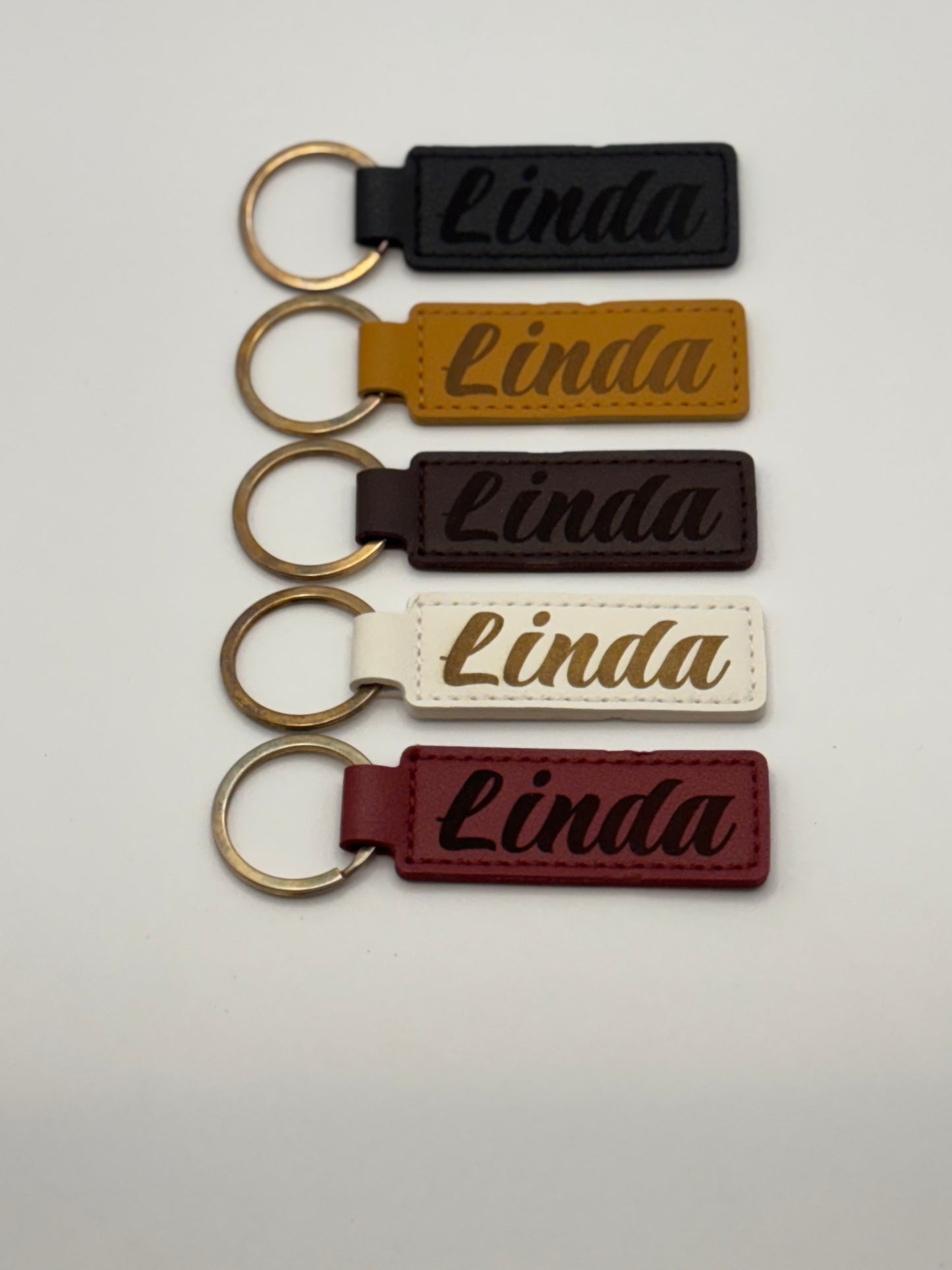 Leather key chain